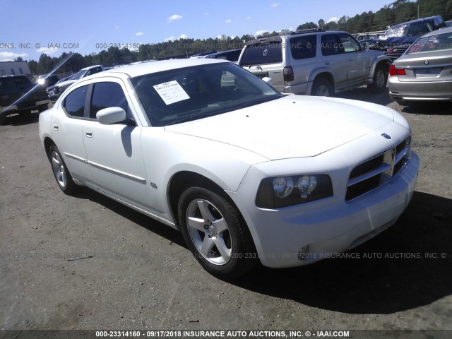 2B3CA3CV1AH256701 - 2010 DODGE CHARGER SXT WHITE photo 1