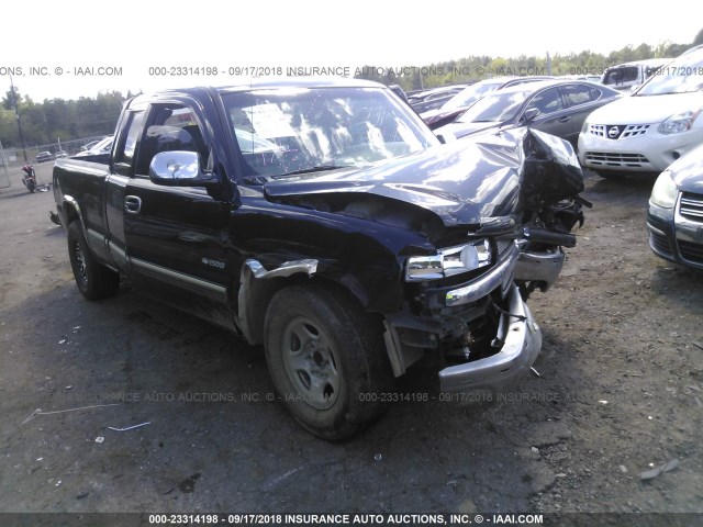 2GCEC19T3Y1126787 - 2000 CHEVROLET SILVERADO C1500 BLACK photo 1