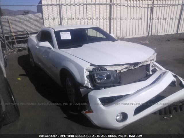 2G1FA1E39C9195812 - 2012 CHEVROLET CAMARO LS WHITE photo 1