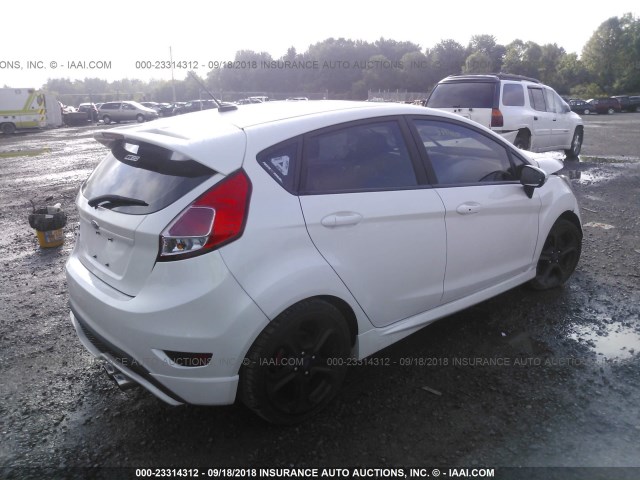 3FADP4GXXHM116778 - 2017 FORD FIESTA ST WHITE photo 4