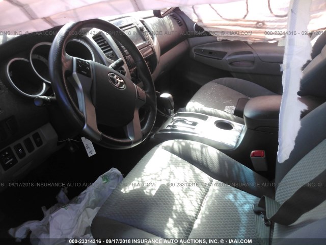 3TMLU4EN0CM082424 - 2012 TOYOTA TACOMA DOUBLE CAB 红色 照片 5