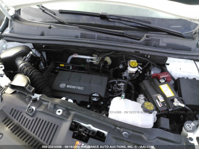 KL4CJASB6JB595659 - 2018 BUICK ENCORE PREFERRED Ақ фото 10