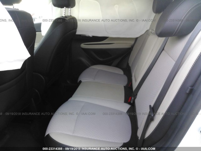 KL4CJASB6JB595659 - 2018 BUICK ENCORE PREFERRED Ақ фото 8