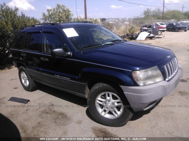 1J4GW48SX4C341690 - 2004 JEEP GRAND CHEROKEE LAREDO/COLUMBIA/FREEDOM 深蓝色 照片 1