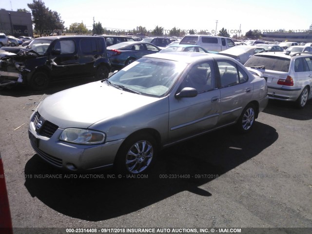 3N1CB51D34L853591 - 2004 NISSAN SENTRA 1.8/1.8S GRAY photo 2