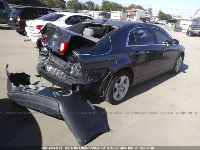 1G1ZA5E0XA4125617 - 2010 CHEVROLET MALIBU LS 灰色 照片 4