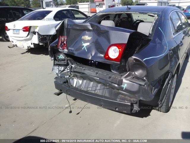1G1ZA5E0XA4125617 - 2010 CHEVROLET MALIBU LS 灰色 照片 6