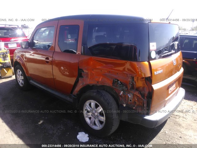 5J6YH28716L008313 - 2006 HONDA ELEMENT EX ORANGE photo 3