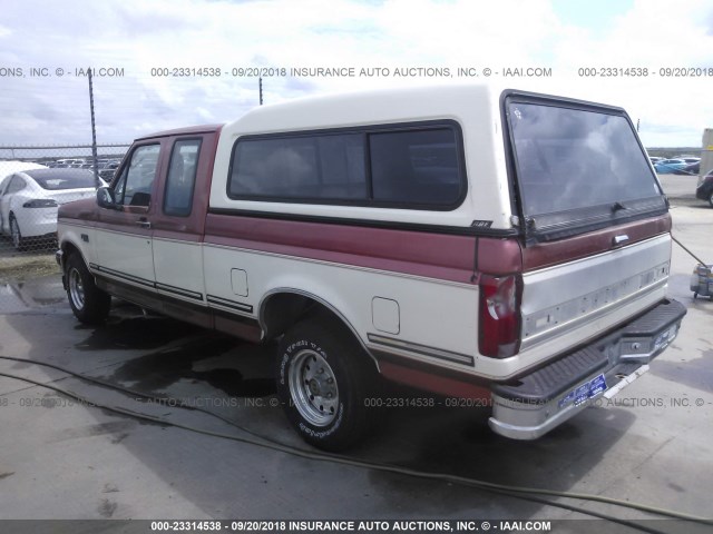1FTEX15N0SKA88163 - 1995 FORD F150 Turuncu fotoğraf 3
