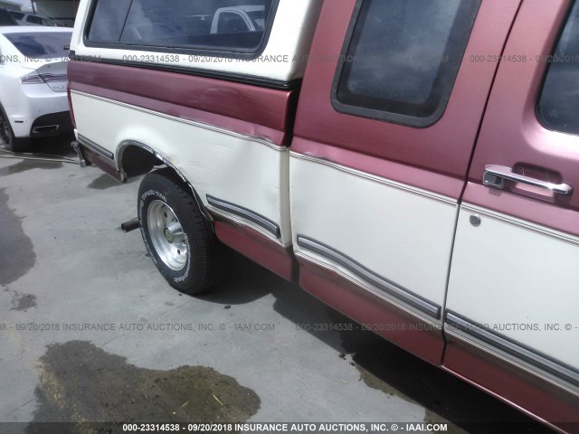 1FTEX15N0SKA88163 - 1995 FORD F150 Turuncu fotoğraf 6