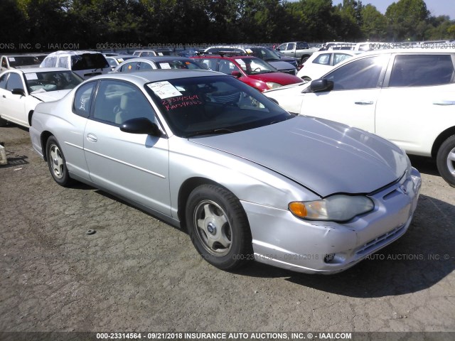 2G1WW12E349288611 - 2004 CHEVROLET MONTE CARLO LS ვერცხლისფერი ფოტო 1