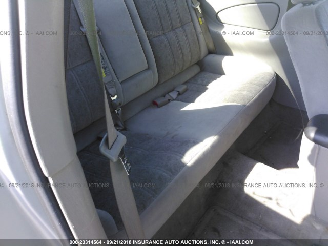 2G1WW12E349288611 - 2004 CHEVROLET MONTE CARLO LS ვერცხლისფერი ფოტო 8