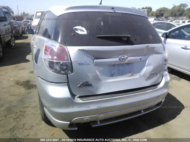 2T1KR32E67C631263 - 2007 TOYOTA COROLLA MATRIX XR GRAY photo 6