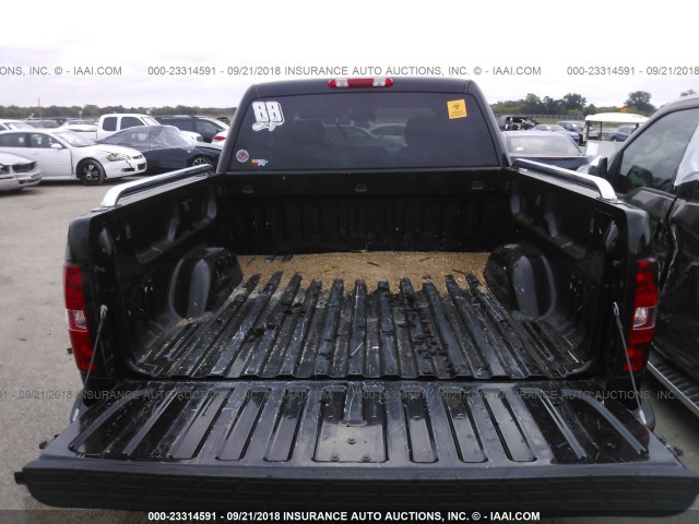 2GCEC13J771691873 - 2007 CHEVROLET SILVERADO C1500 CREW CAB BLACK photo 8