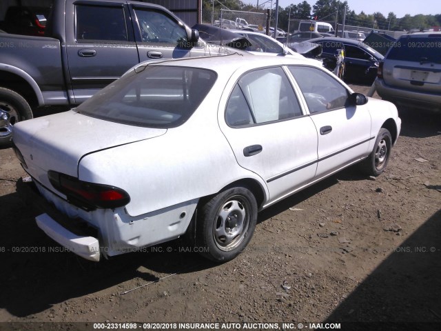 1Y1SK5262TZ018366 - 1996 GEO PRIZM LSI WHITE photo 4