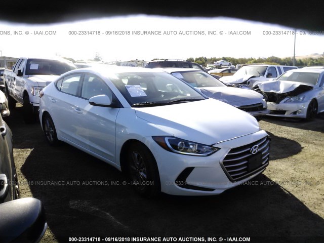 5NPD84LF8JH353981 - 2018 HYUNDAI ELANTRA SEL/VALUE/LIMITED WHITE photo 1