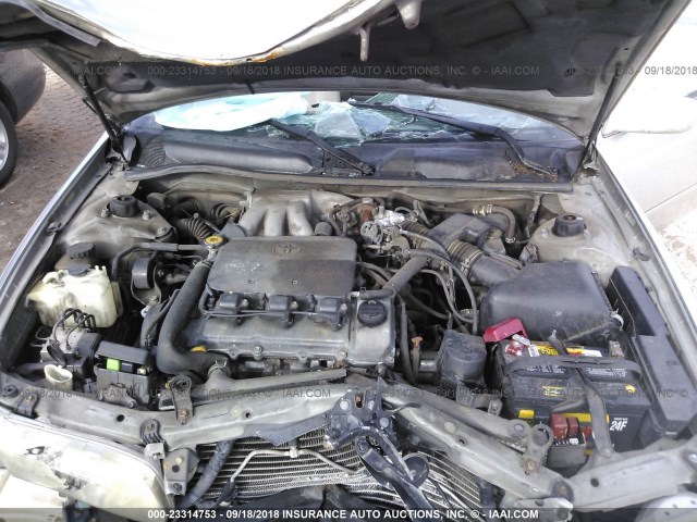 4T1BF22K0YU103436 - 2000 TOYOTA CAMRY LE/XLE SILVER photo 10