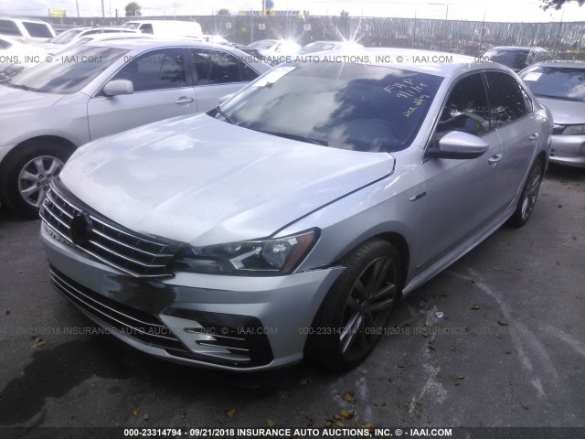 1VWDT7A33HC063773 - 2017 VOLKSWAGEN PASSAT R-LINE Gümüş foto 2