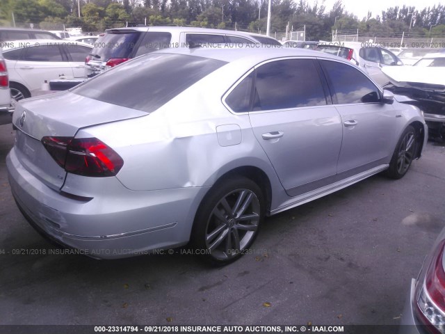 1VWDT7A33HC063773 - 2017 VOLKSWAGEN PASSAT R-LINE Gümüş foto 4