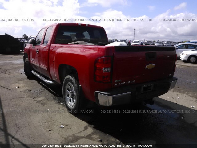 1GCRCREA8CZ311518 - 2012 CHEVROLET SILVERADO C1500  LS RED photo 3