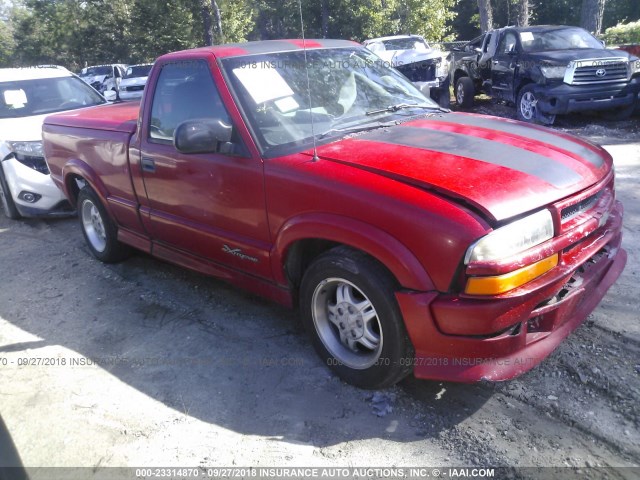 1GCCS14W618117824 - 2001 CHEVROLET S TRUCK S10 RED photo 1