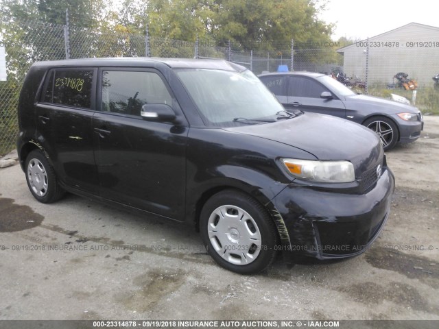JTLKE50E581029085 - 2008 TOYOTA SCION XB Negro foto 1