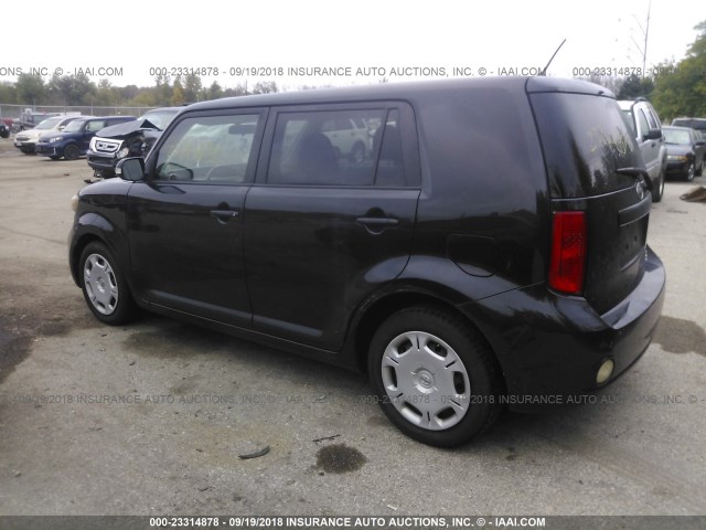 JTLKE50E581029085 - 2008 TOYOTA SCION XB Negro foto 3