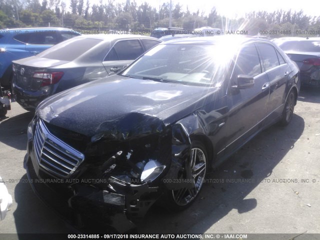 WDDHF8HB7BA351626 - 2011 MERCEDES-BENZ E 350 4MATIC BLACK photo 2