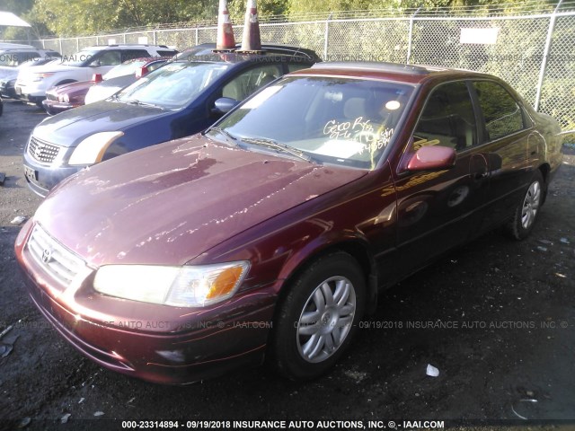 4T1BG28K61U841607 - 2001 TOYOTA CAMRY CE/LE/XLE 栗色 照片 2