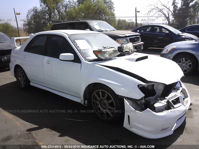 JF1GD70686L502378 - 2006 SUBARU IMPREZA WRX STI WHITE photo 1