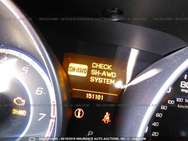 2HNYD28698H557387 - 2008 ACURA MDX TECHNOLOGY BLACK photo 7