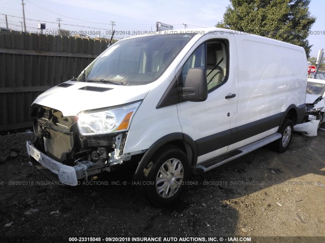 1FTNR1ZM7FKA46798 - 2015 FORD TRANSIT T-250 WHITE photo 2