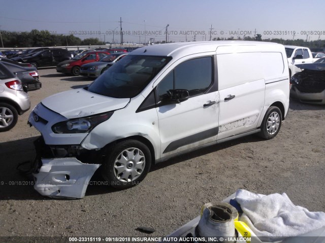 NM0LS7F7XF1201473 - 2015 FORD TRANSIT CONNECT XLT WHITE photo 2