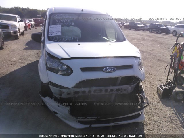 NM0LS7F7XF1201473 - 2015 FORD TRANSIT CONNECT XLT WHITE photo 6