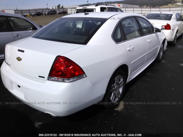 2G1WB5E37G1137965 - 2016 CHEVROLET IMPALA LIMITED LT WHITE photo 4