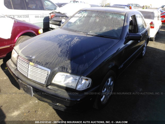 WDBHA24GXXA773273 - 1999 MERCEDES-BENZ C 230 BLACK photo 2