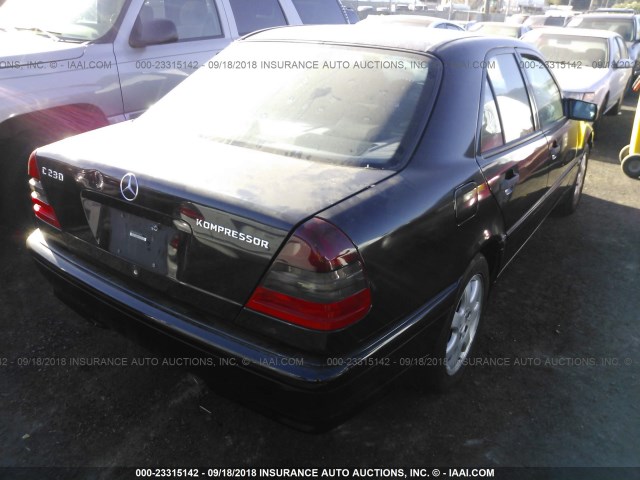 WDBHA24GXXA773273 - 1999 MERCEDES-BENZ C 230 BLACK photo 4