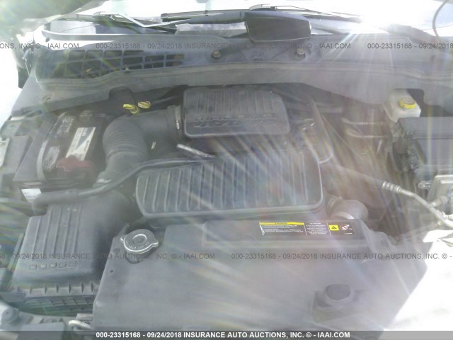 1D4HD58N54F139776 - 2004 DODGE DURANGO LIMITED SILVER photo 10