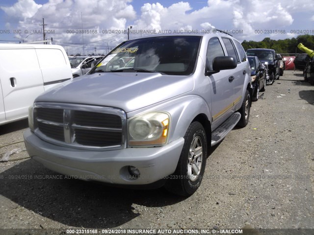 1D4HD58N54F139776 - 2004 DODGE DURANGO LIMITED SILVER photo 2