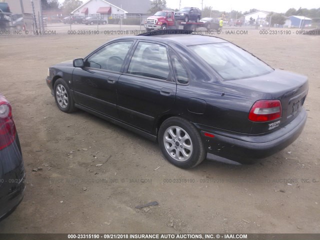 YV1VS2553YF466024 - 2000 VOLVO S40 BLACK photo 3