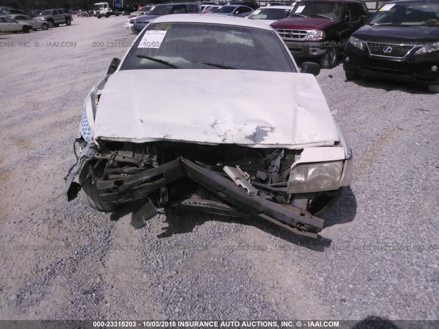 2FAFP71W51X202164 - 2001 FORD CROWN VICTORIA POLICE INTERCEPTOR WHITE photo 6