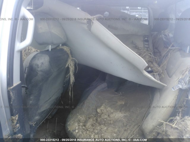 2HJYK16456H562781 - 2006 HONDA RIDGELINE RTS SILVER photo 8