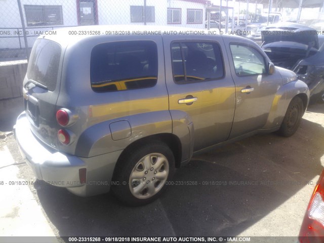 3GNDA13D56S619236 - 2006 CHEVROLET HHR LS GRAY photo 4