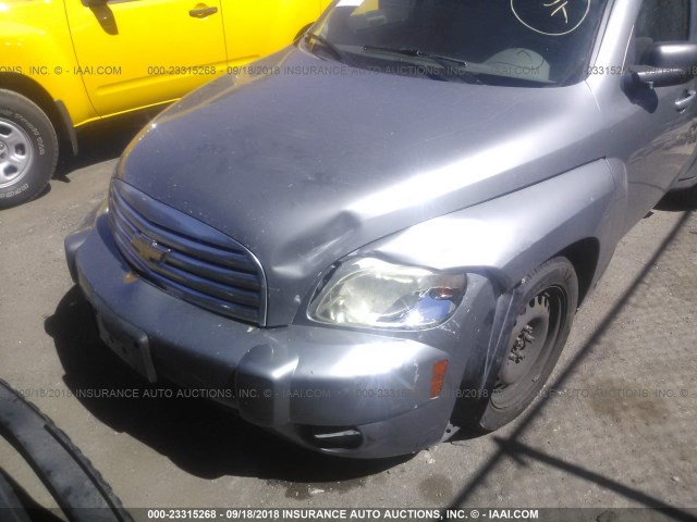 3GNDA13D56S619236 - 2006 CHEVROLET HHR LS Gris foto 6