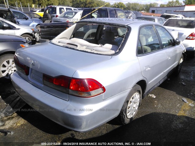 1HGCF86691A035526 - 2001 HONDA ACCORD VALUE SILVER photo 4