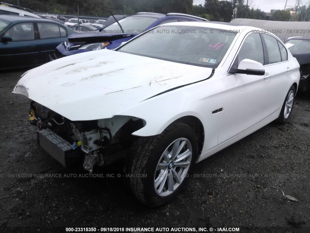 WBA5A7C54ED615232 - 2014 BMW 528 XI WHITE photo 2