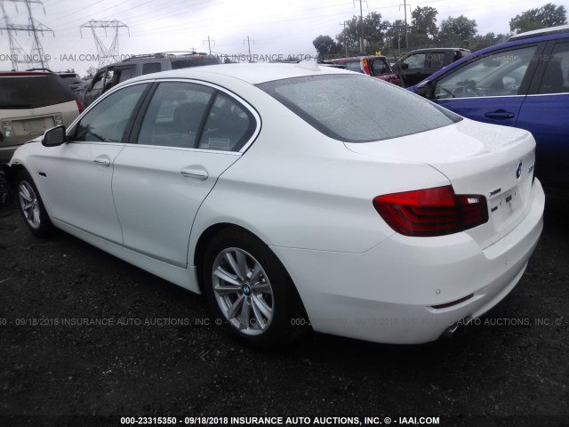 WBA5A7C54ED615232 - 2014 BMW 528 XI WHITE photo 3