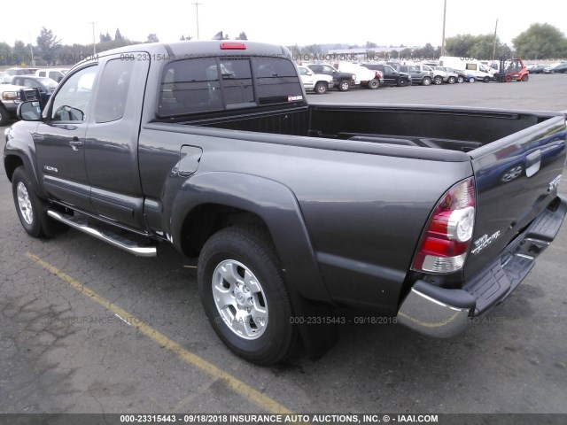 5TFTU4GN4EX056550 - 2014 TOYOTA TACOMA PRERUNNER ACCESS CAB GRAY photo 3