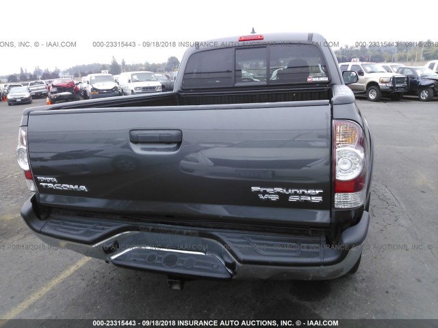 5TFTU4GN4EX056550 - 2014 TOYOTA TACOMA PRERUNNER ACCESS CAB GRAY photo 6