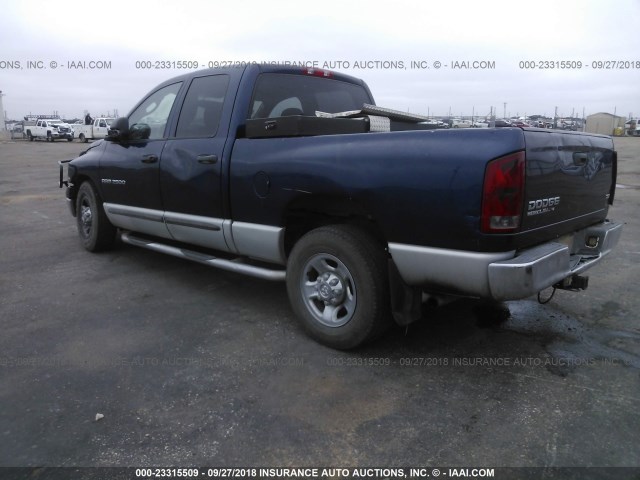 3D7KA28D83G762894 - 2003 DODGE RAM 2500 ST/SLT BLUE photo 3